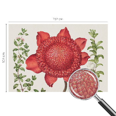 Fototapet autocolant cu motive florale într-un design elegant