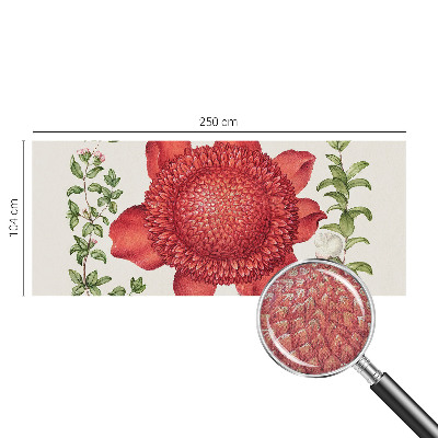 Fototapet autocolant cu motive florale într-un design elegant