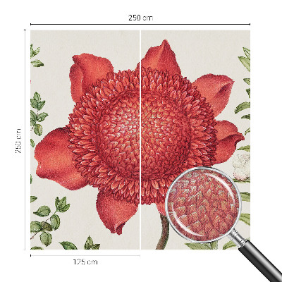 Fototapet autocolant cu motive florale într-un design elegant