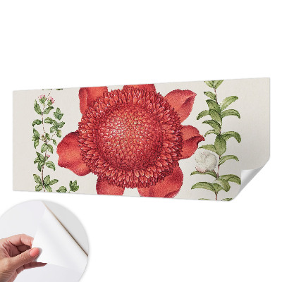 Fototapet autocolant cu motive florale într-un design elegant