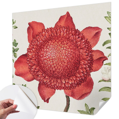 Fototapet autocolant cu motive florale într-un design elegant