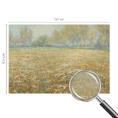 Tapet foto autoadeziv cu model floral „Blomstrende felt”