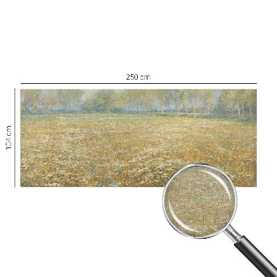 Tapet foto autoadeziv cu model floral „Blomstrende felt”
