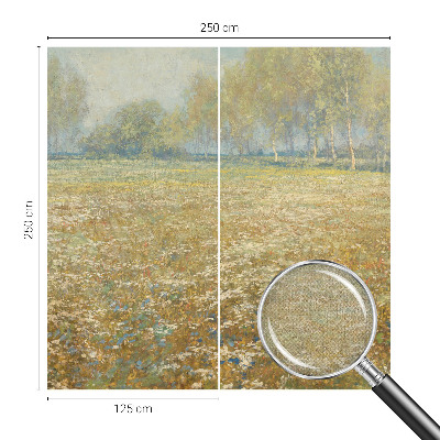 Tapet foto autoadeziv cu model floral „Blomstrende felt”