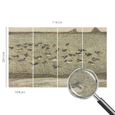 Fototapet 3d pentru living Fuglens fred