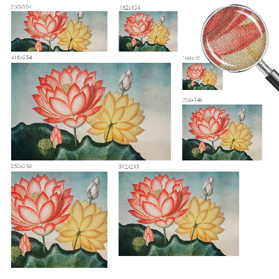 Fototapet autoadeziv cu motiv cu flori de lotus