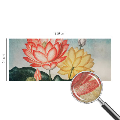 Fototapet autoadeziv cu motiv cu flori de lotus