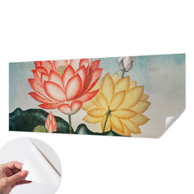 Fototapet autoadeziv cu motiv cu flori de lotus