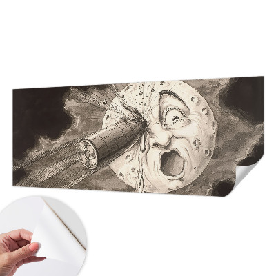 Fototapet autocolant cu motiv „Kosmisk kollision”