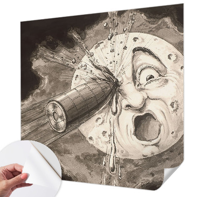 Fototapet autocolant cu motiv „Kosmisk kollision”