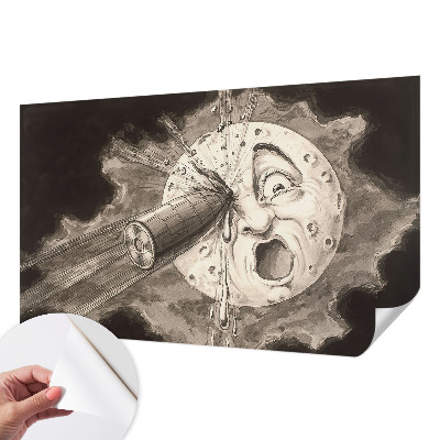 Fototapet autocolant cu motiv „Kosmisk kollision”