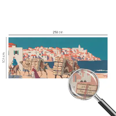 Fototapet 3d pentru living Kamelkaravane