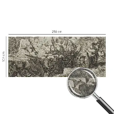 Fototapet autoadeziv pentru dormitor Bjerglandskab
