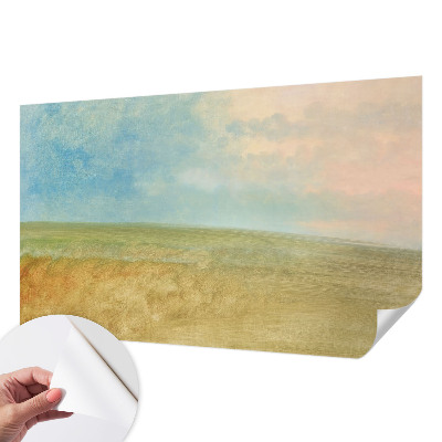 Fototapet autoadeziv în nuanțe pastelate, model Pastelfelter