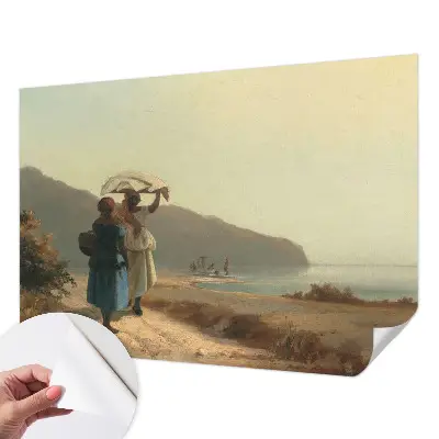 Fototapet autocolant En gåtur ved kysten