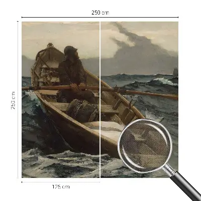 Fototapet 3d Fisker på havet