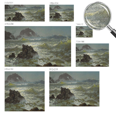 Fototapet 3D autoadeziv cu motivul unui ocean furtunos