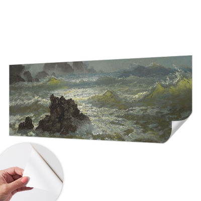 Fototapet 3D autoadeziv cu motivul unui ocean furtunos