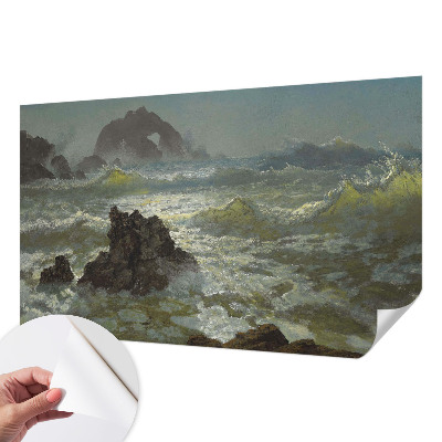 Fototapet 3D autoadeziv cu motivul unui ocean furtunos