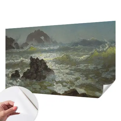 Fototapet 3d autoadeziv Stormfuldt hav