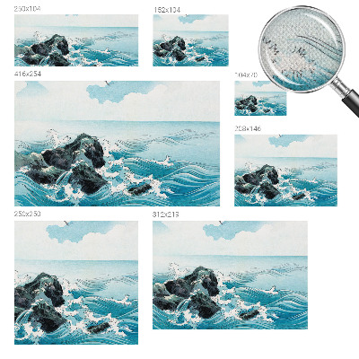 Fototapet 3D pentru living cu motiv de havscene
