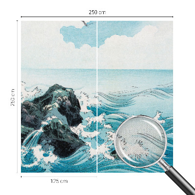 Fototapet 3D pentru living cu motiv de havscene