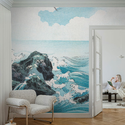 Fototapet 3D pentru living cu motiv de havscene