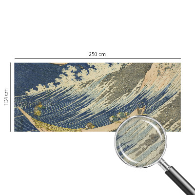 Fototapet 3D pentru dormitor cu motivul valurilor mării