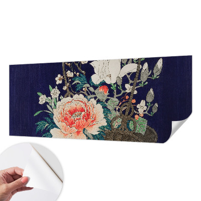 Fototapet autoadeziv pentru living cu motiv „Blomsterkurv”