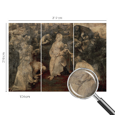 Fototapet autoadeziv pentru camera copiilor cu design „Åndelig møde”