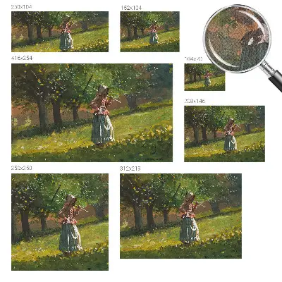 Fototapet 3d Efterårseftermiddag