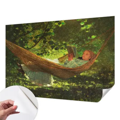Fototapet 3d pentru dormitor Afslapning i en hængekøje