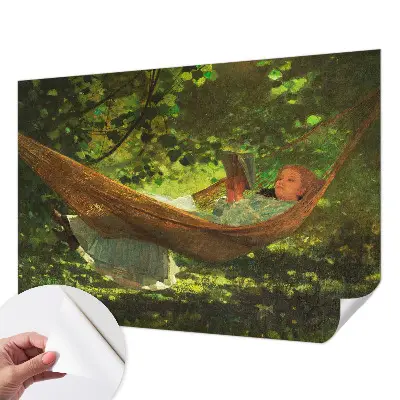 Fototapet 3d pentru dormitor Afslapning i en hængekøje
