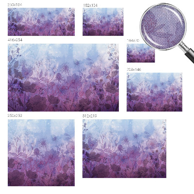 Fototapet 3d Pastelblomster
