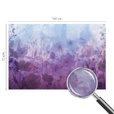 Fototapet 3d Pastelblomster