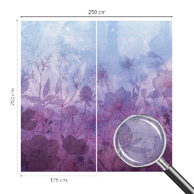 Fototapet 3d Pastelblomster