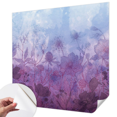 Fototapet 3d Pastelblomster
