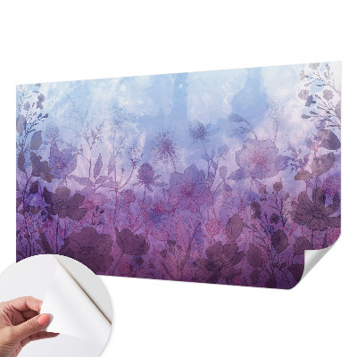 Fototapet 3d Pastelblomster