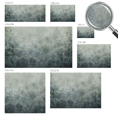 Fototapet 3d pentru living Plantens elegance