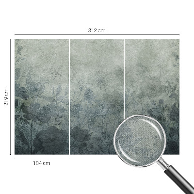 Fototapet 3d pentru living Plantens elegance