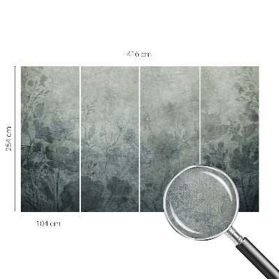 Fototapet 3d pentru living Plantens elegance