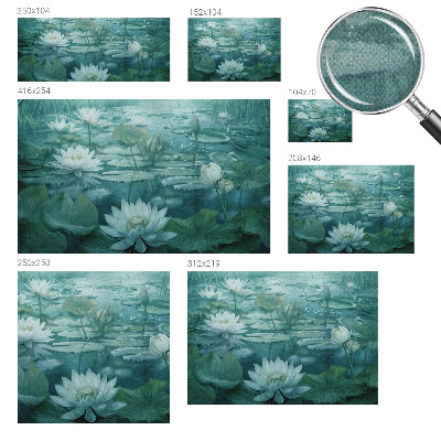 Fototapet 3d autoadeziv Vandblomster