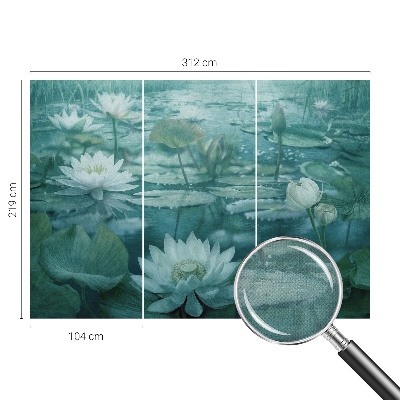 Fototapet 3d autoadeziv Vandblomster