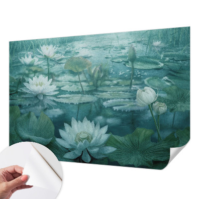 Fototapet 3d autoadeziv Vandblomster