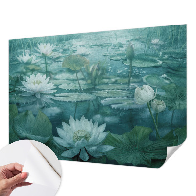 Fototapet 3d autoadeziv Vandblomster