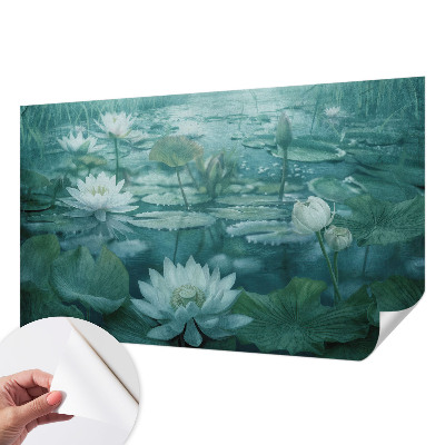 Fototapet 3d autoadeziv Vandblomster