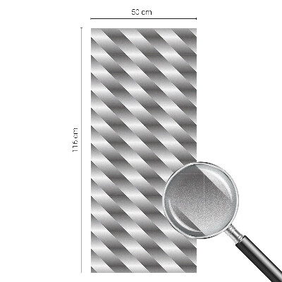 Autocolant vitraliu pentru geam Dungi geometrice