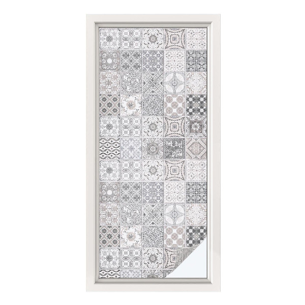 Folie decorativă vitraliu pentru uși și ferestre Modele cu plăci