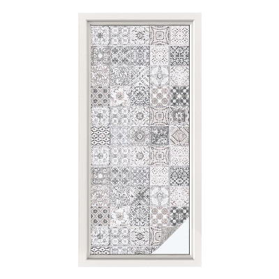 Folie decorativă vitraliu pentru uși și ferestre Modele cu plăci