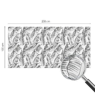 Folie geam să nu se vadă din exterior Frunze tropicale